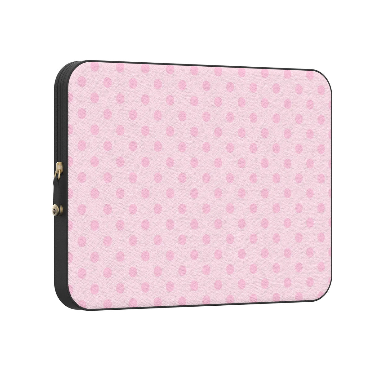 Spotted in SoHo | Pink Polka Dot Laptop Case