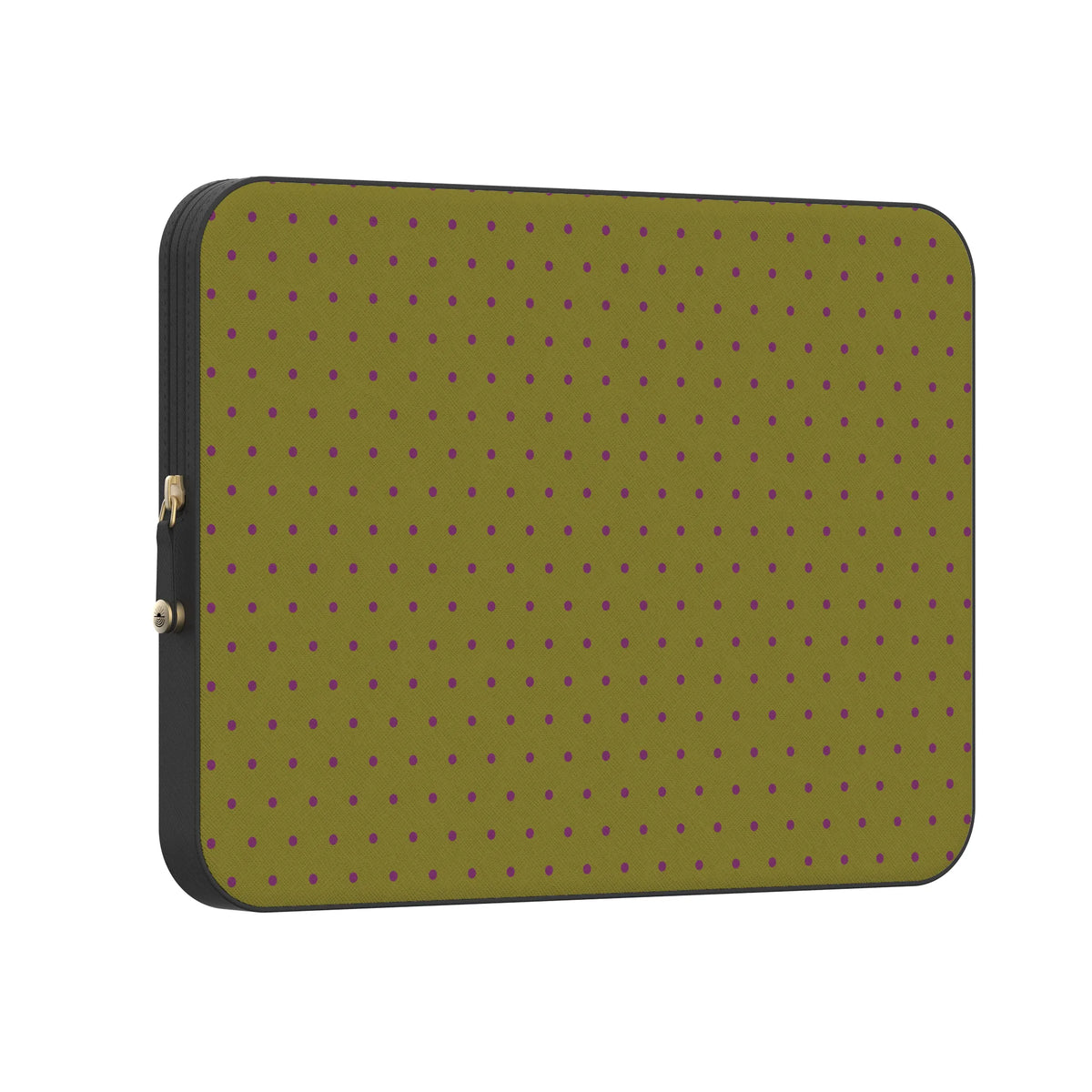 On the Dot | Moss & Plum Dots Laptop Case