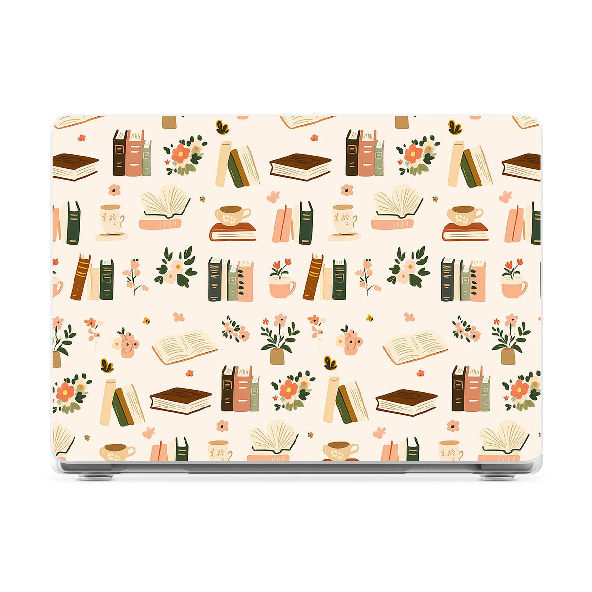 Cozy Fiction | Books & Blooms Laptop Shell