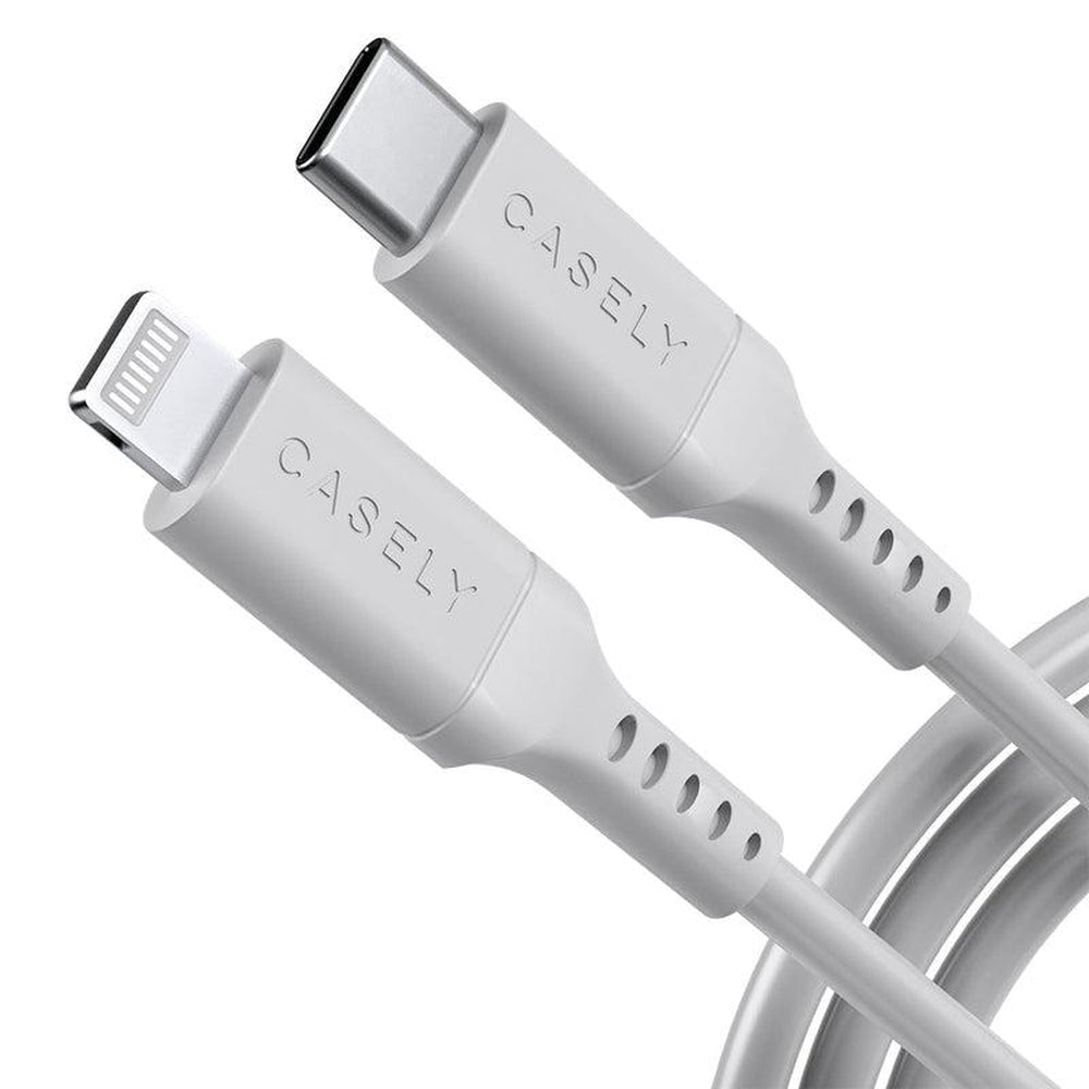 Fast Charging Cable | MFi Certified Lightning to USB-C Cord - White Cord