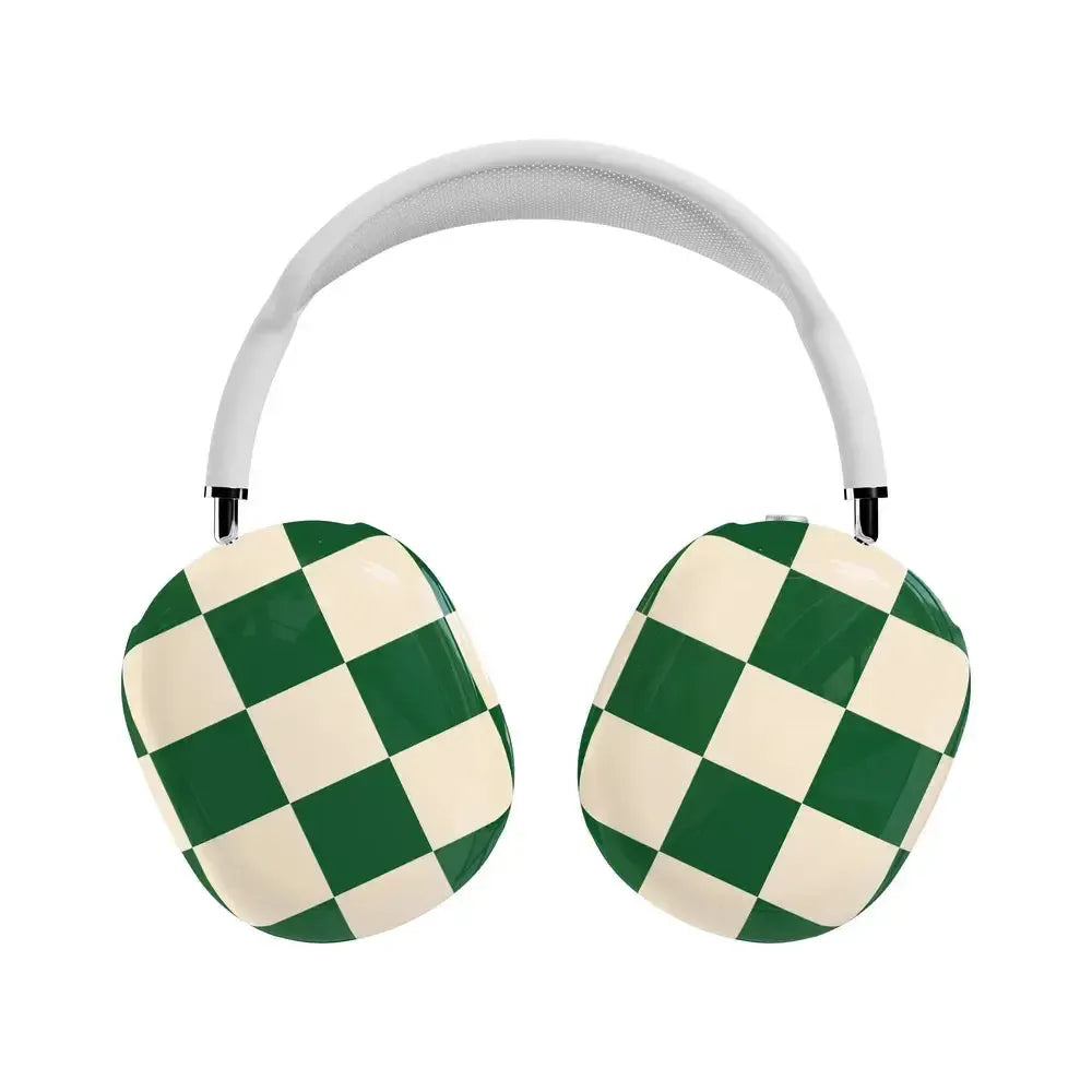 Fit Check | Green Checkerboard AirPods Max Case