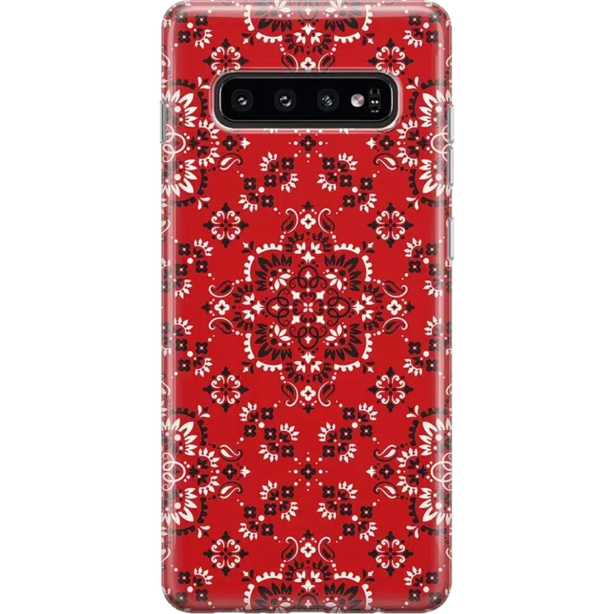 I'm with the Band | Red Bandana Print Samsung Case