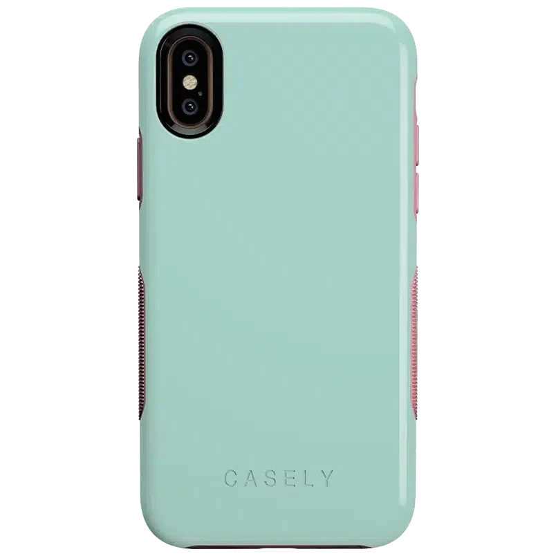 Mint Green on Pink | Ultra-Protective Bold Case