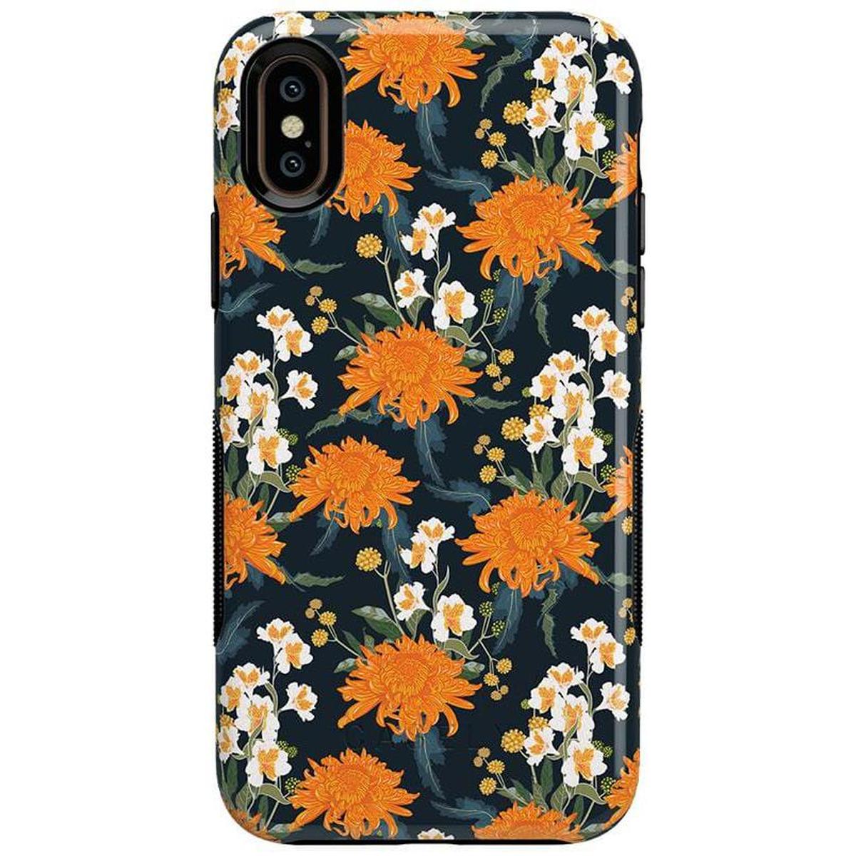 Off Tropic Floral | Exotic Orange Flower Case