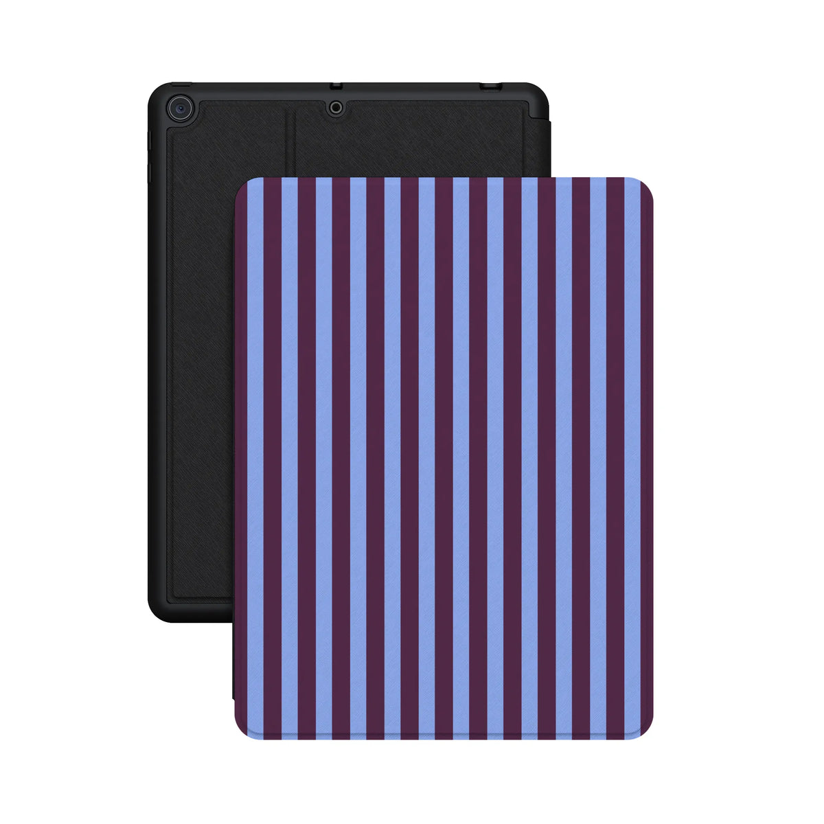 Perfect Stripes | Purple & Blue Stripes iPad Case