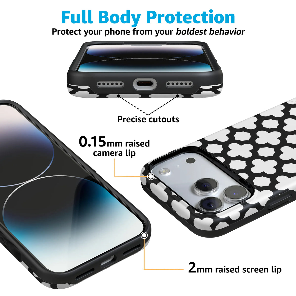 Lattice Tile | High Contrast Design Case