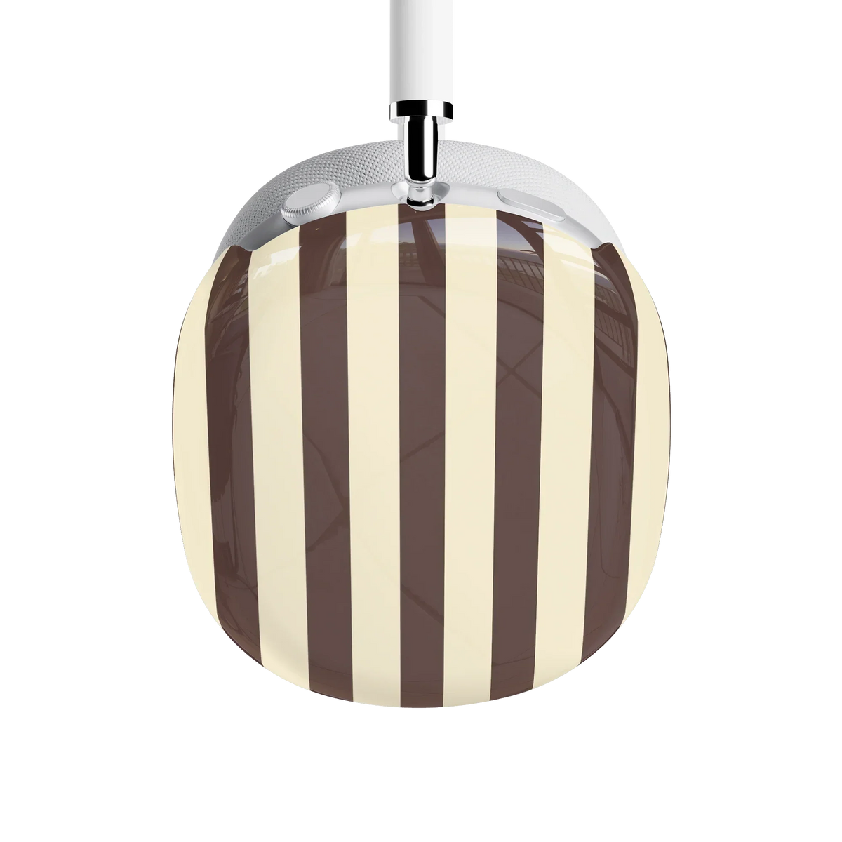 S'more Stripes | Brown Striped AirPods Max Case