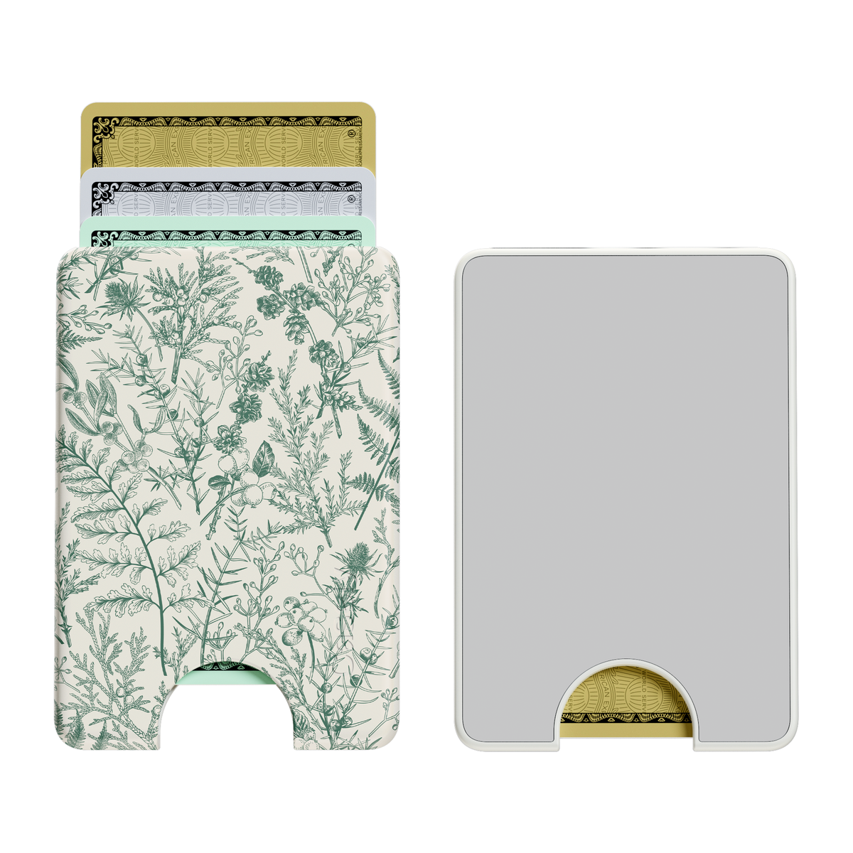 Sage Garden | Green Floral MagWallet