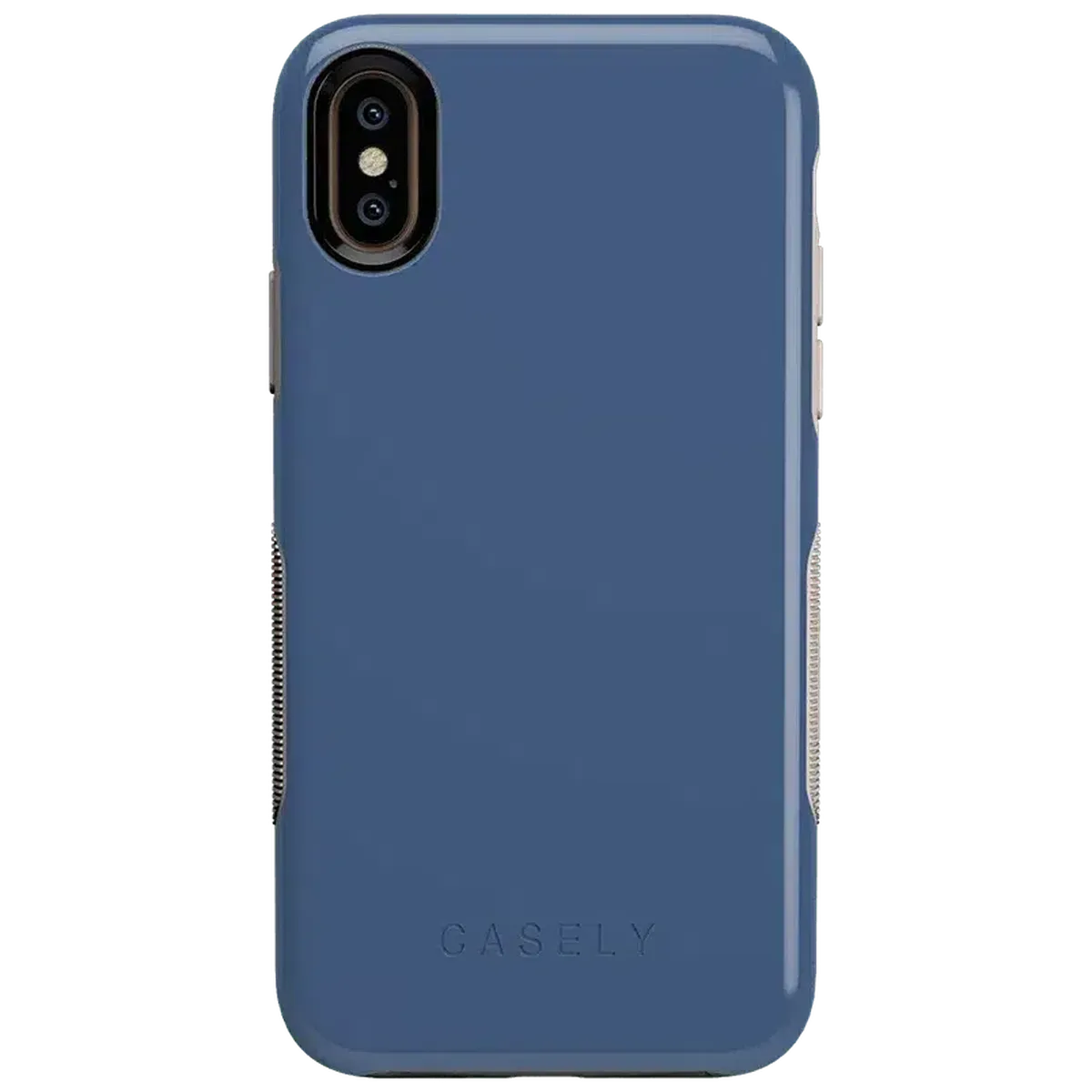 Steel Blue on Nude | Ultra-Protective Bold Case