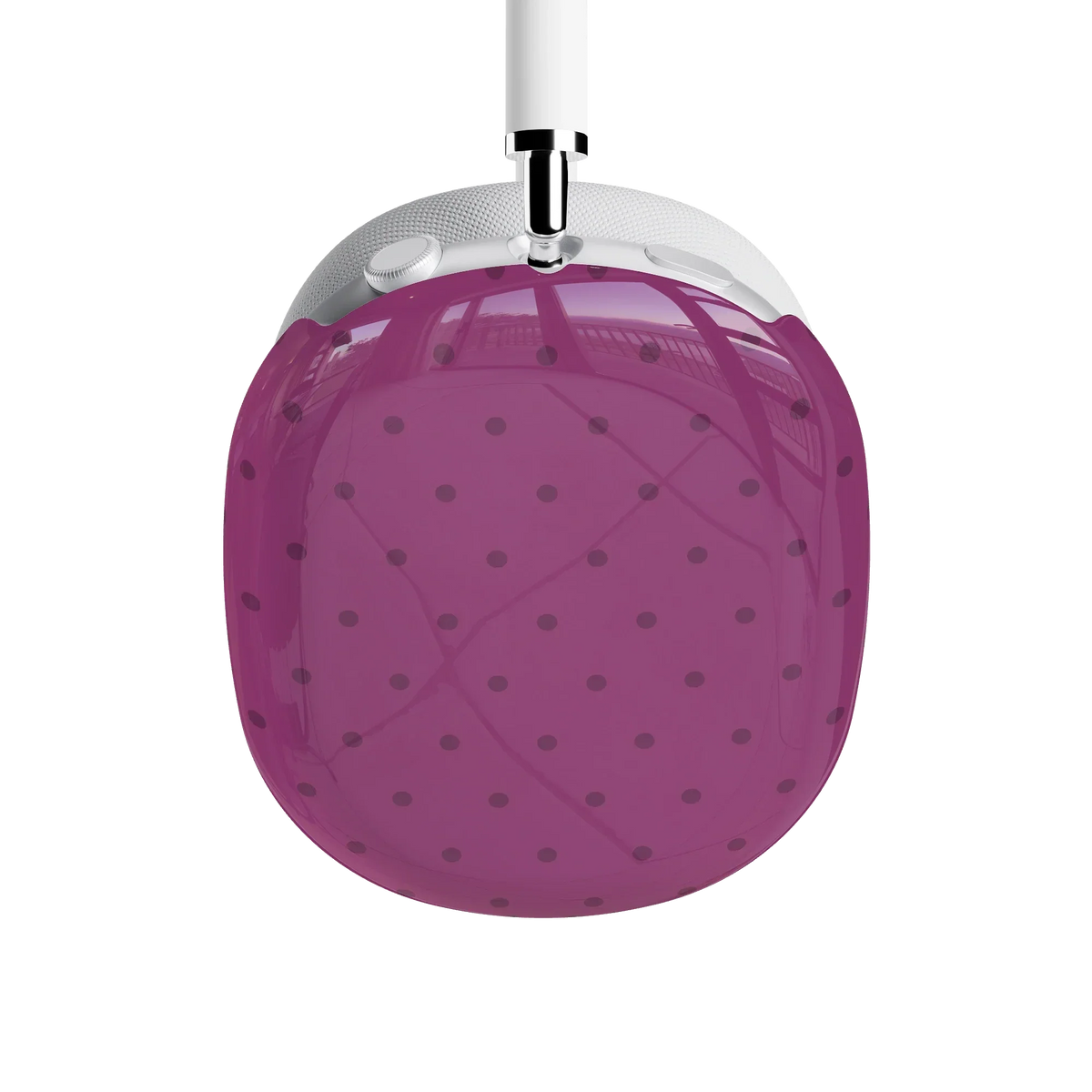 On the Dot | Plum Polka Dot AirPods Max Case