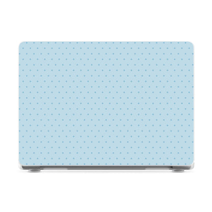 On the Dot | Blue Monochrome Polka Dot Laptop Shell