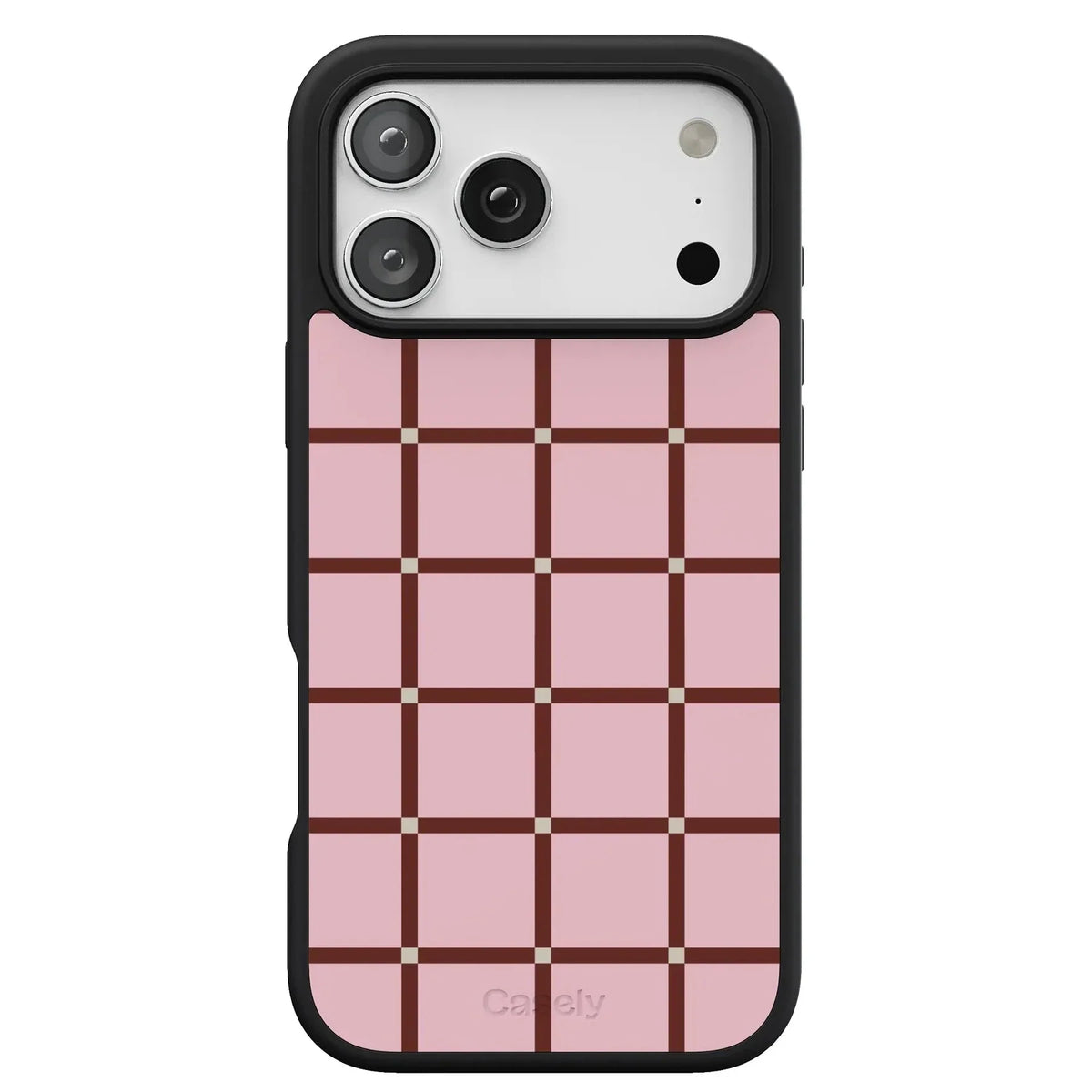 Uptown Gridlock | Pink Checkerboard Case