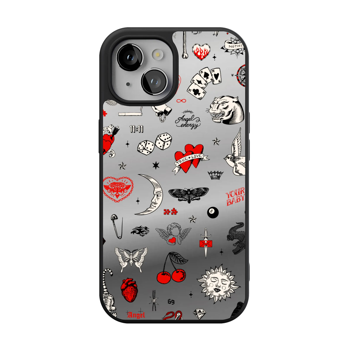 Not a Phase | Clear Flash Tattoo Case