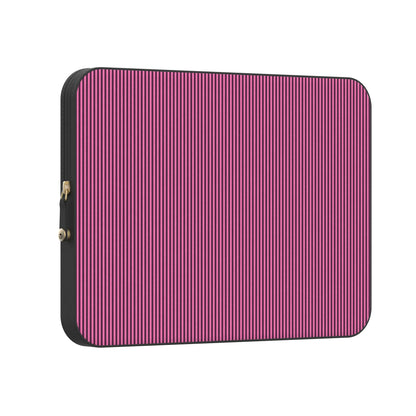 Stripes and the City | Pink & Purple Pinstripe Laptop Case