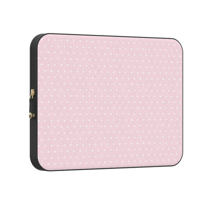 On the Dot | Pink & White Polka Dot Laptop Case