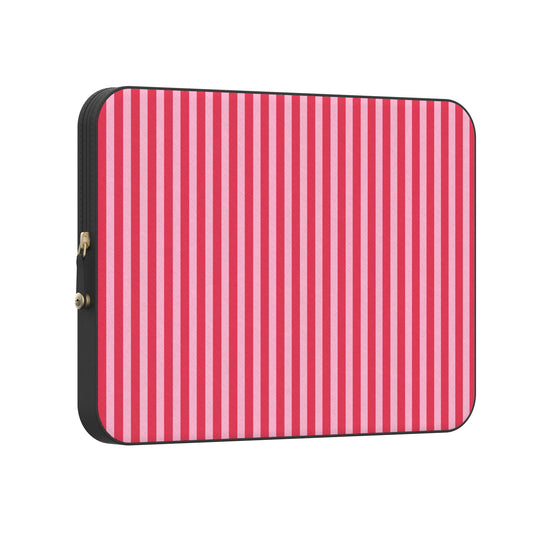 Perfect Stripes | Pink Stripes Laptop Case