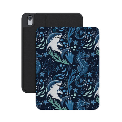 Midnight Reef | Shark Print iPad Case