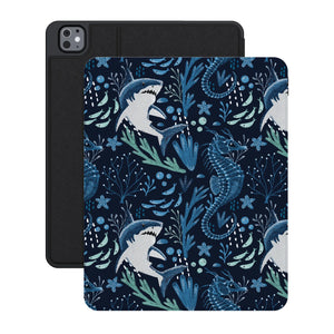 Midnight Reef | Shark Print iPad Case