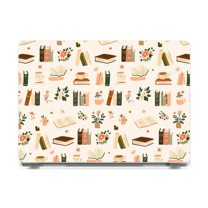 Cozy Fiction | Books & Blooms Laptop Shell