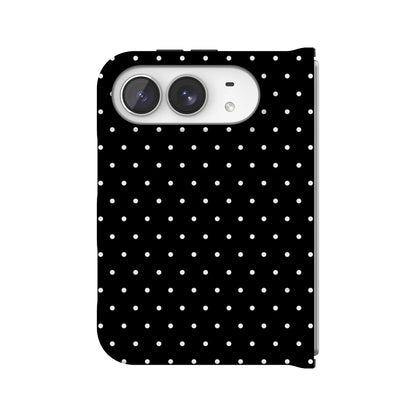 On the Dot | White Polka Dot Case