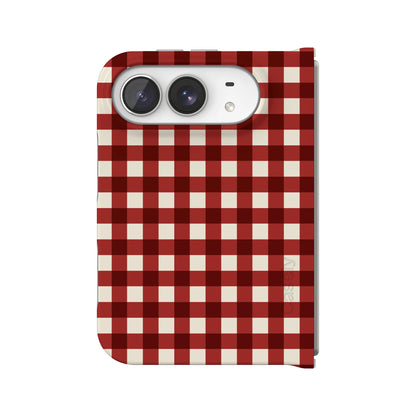 Checked Twice | Red Plaid Case