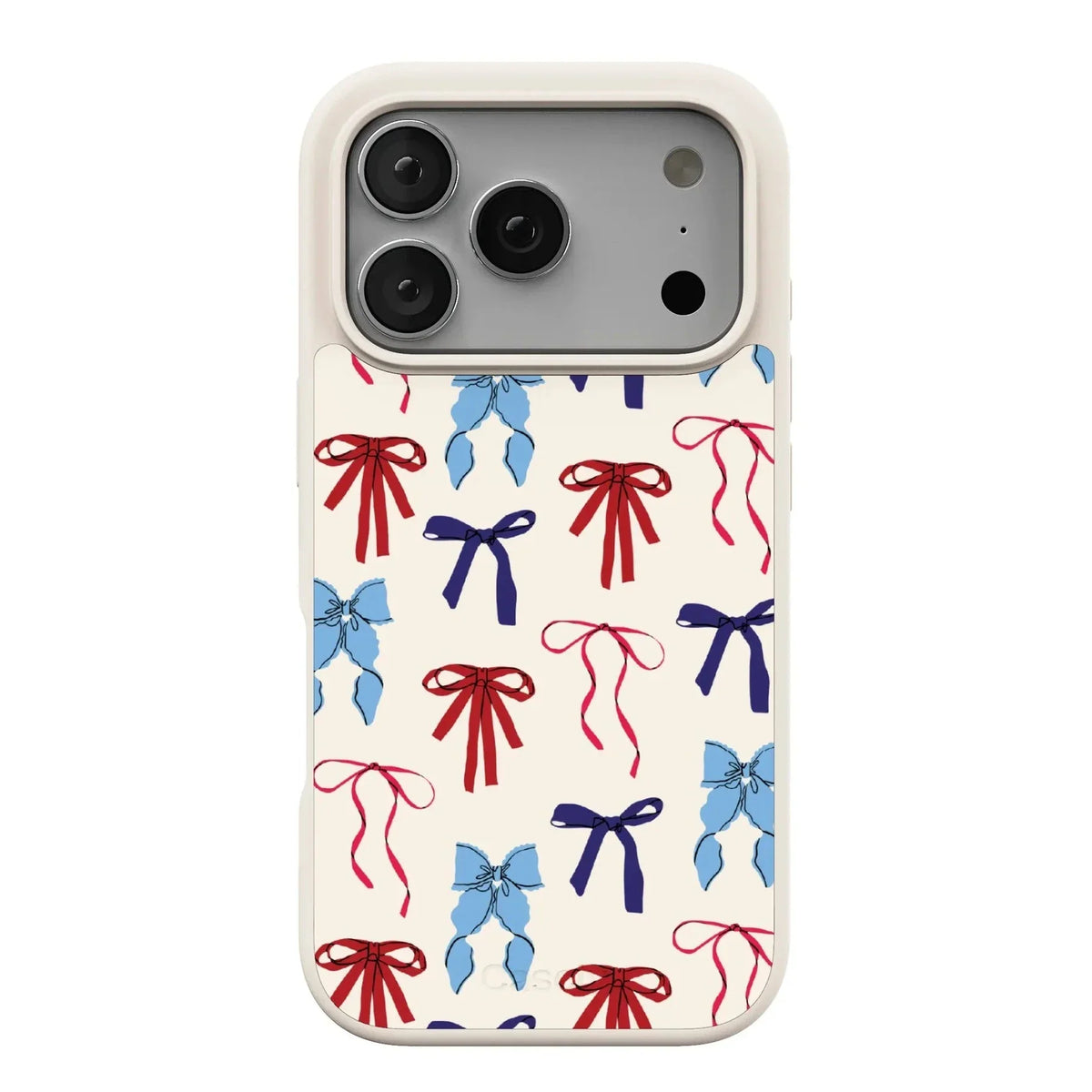 American Girlie | Red White & Blue Bows Case