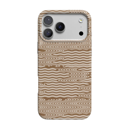 Mocha Ripple | Brown Waves Case