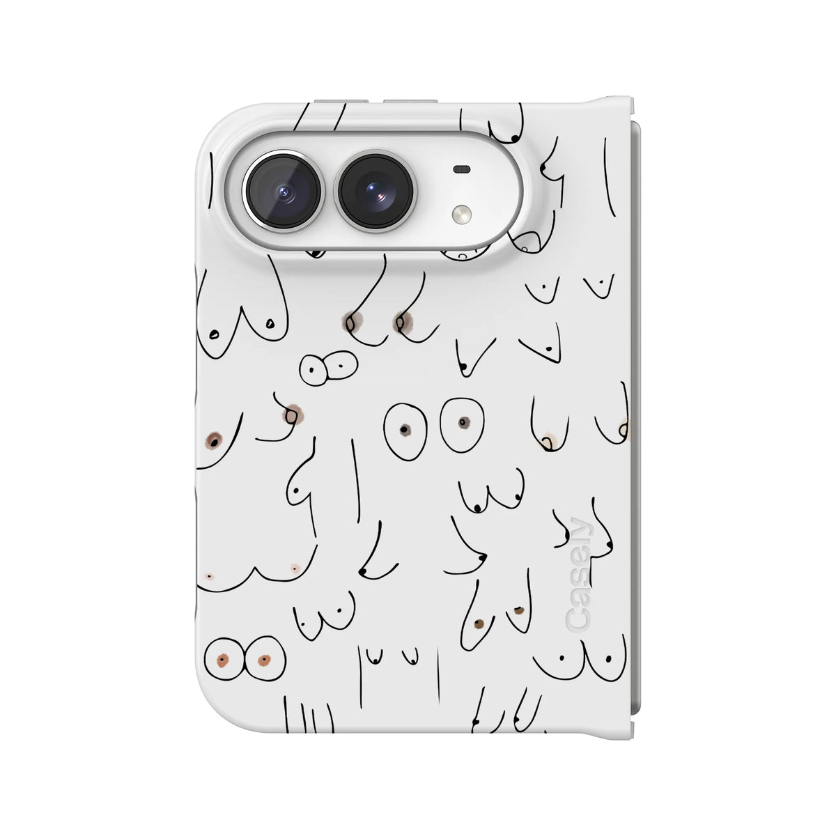 I'm With Her | Black & White Boobs Case