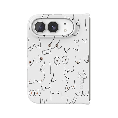 I'm With Her | Black & White Boobs Case