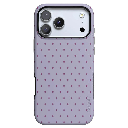 On the Dot | Purple & Plum Polka Dot Case