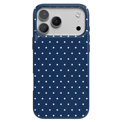 On the Dot | Navy Polka Dot Case