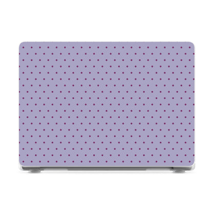 On the Dot | Purple & Plum Polka Dot Laptop Shell