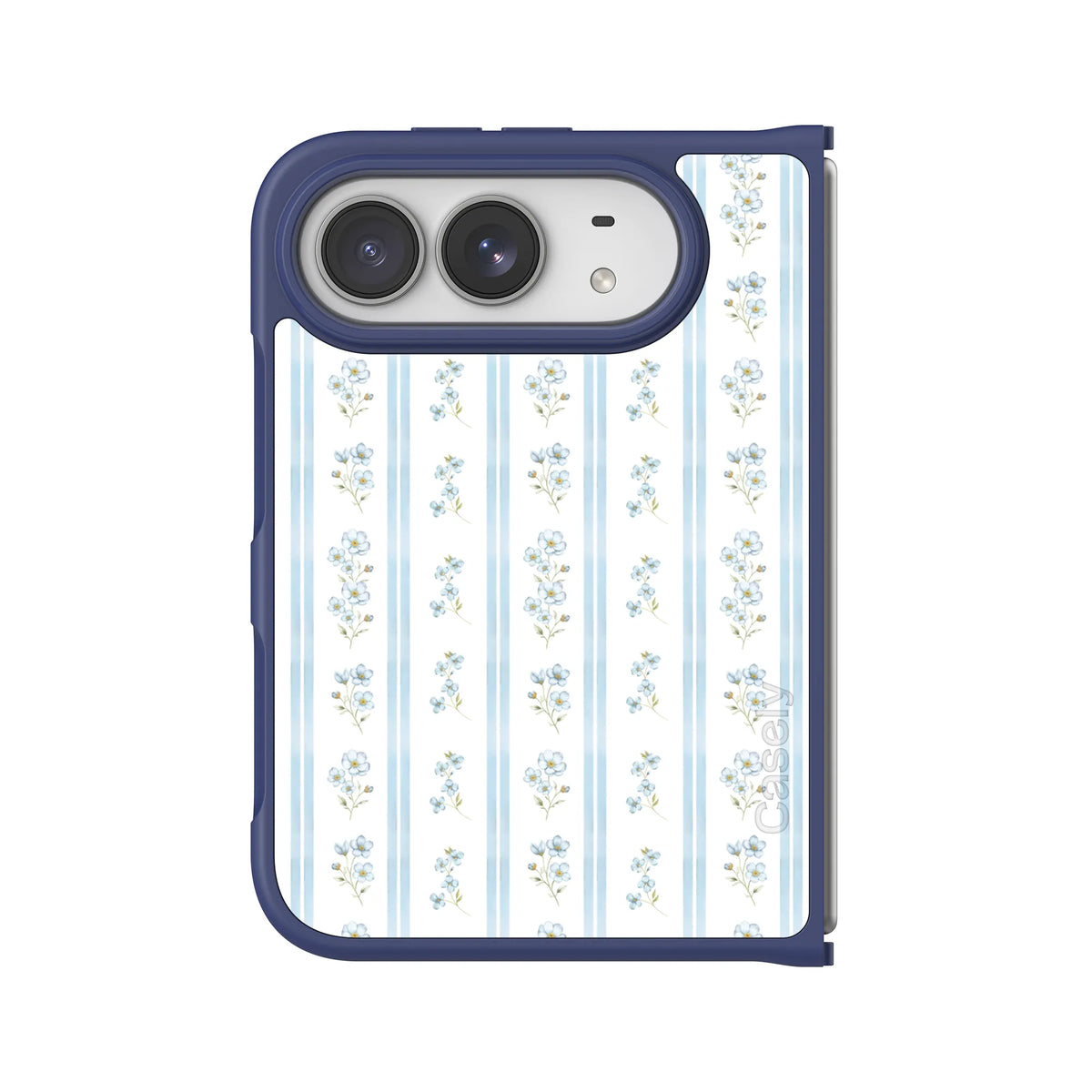 Cottage Stripe | Blue Floral Case
