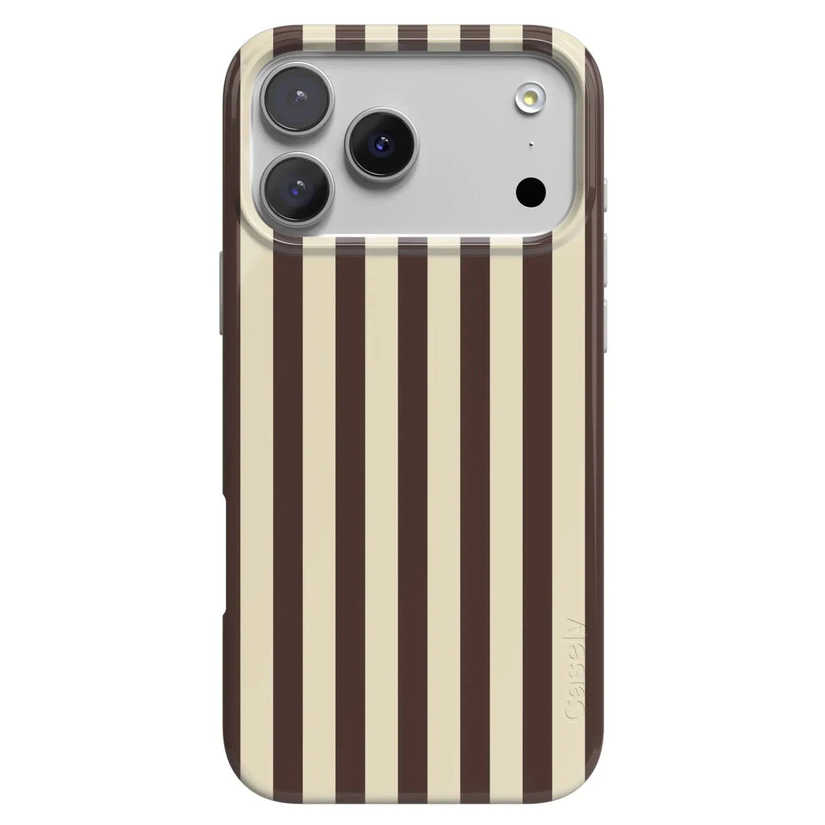 S'more Stripes | Brown Striped Case