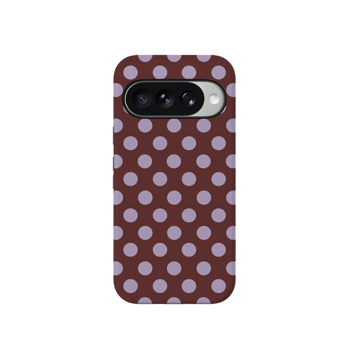 Spotted in SoHo | Burgundy Polka Dot Case