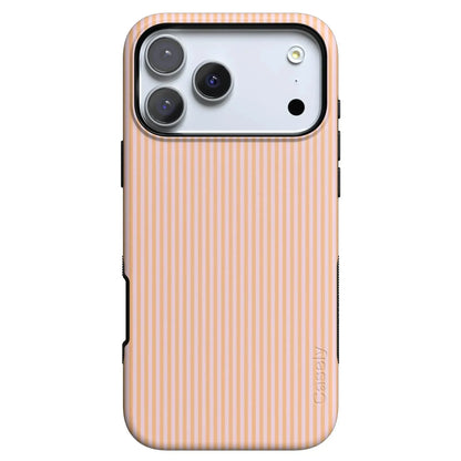 Stripes and the City | Orange & Pink Pinstripe Case
