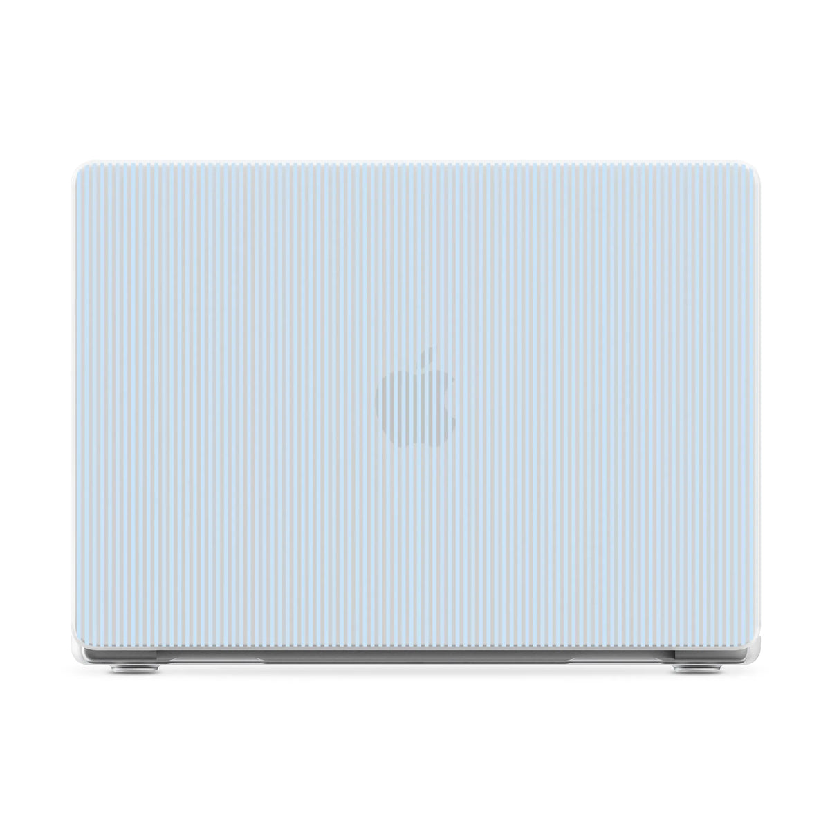 Stripes and the City | Light Blue Pinstripe Laptop Shell