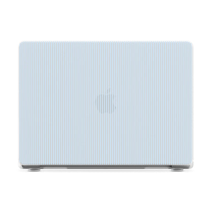 Stripes and the City | Light Blue Pinstripe Laptop Shell