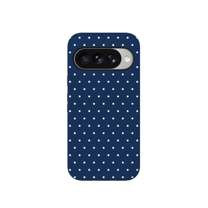 On the Dot | Navy Polka Dot Case