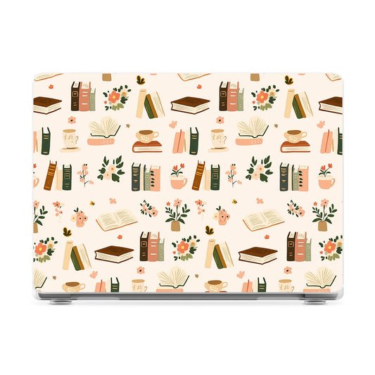Cozy Fiction | Books & Blooms Laptop Shell