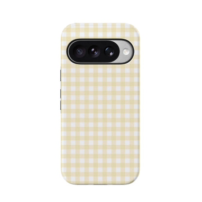 Pastel Picnic | Yellow Gingham Case