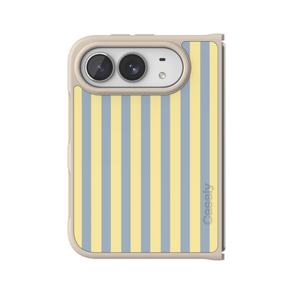 Coastline Stripes | Blue & Yellow Case