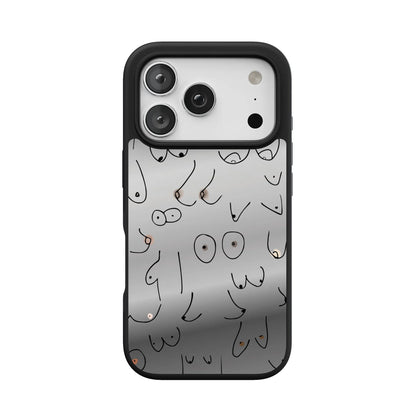 I'm With Her | Black & White Boobs Case