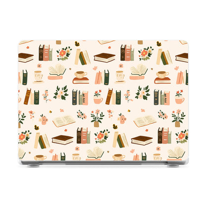 Cozy Fiction | Books & Blooms Laptop Shell