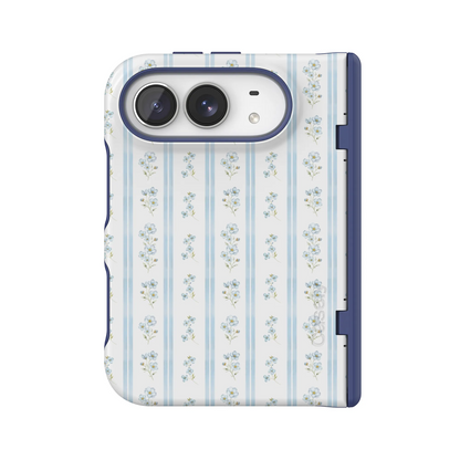 Cottage Stripe | Blue Floral Case