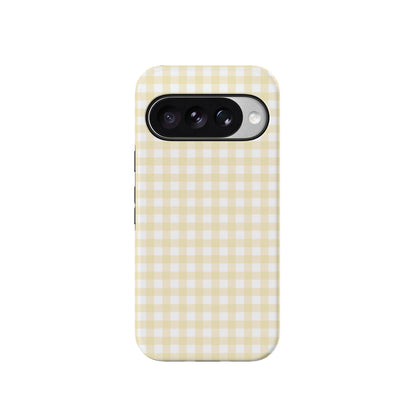 Pastel Picnic | Yellow Gingham Case