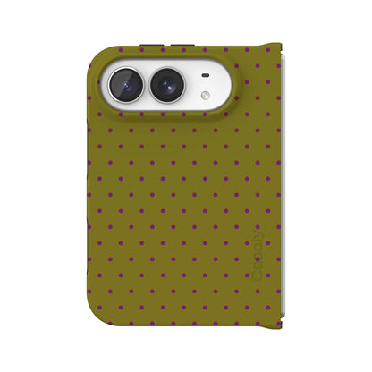 On the Dot | Moss & Plum Dots Case
