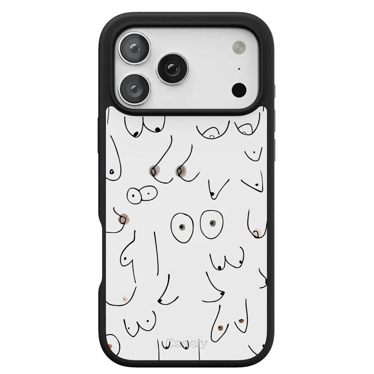 I'm With Her | Black & White Boobs Case