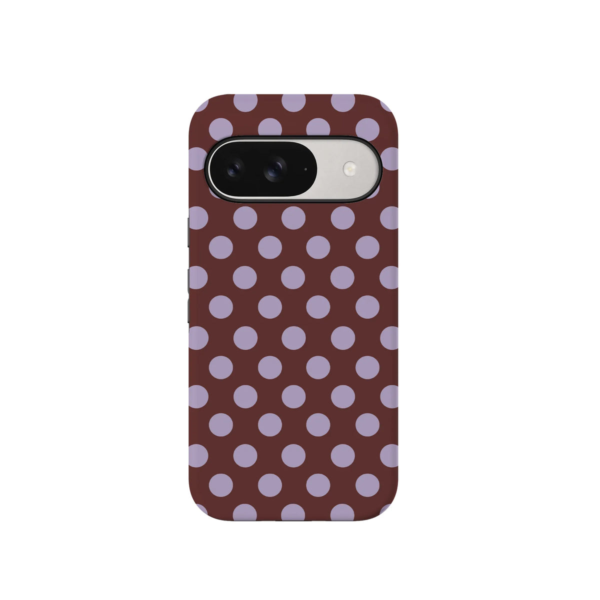 Spotted in SoHo | Burgundy Polka Dot Case
