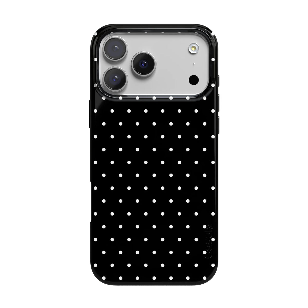 On the Dot | White Polka Dot Case
